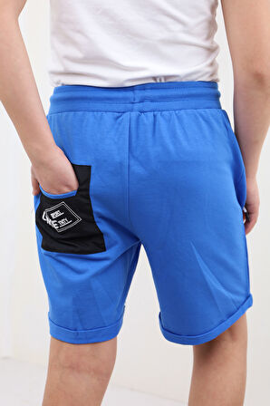 Toontoy Erkek Çocuk Arka Cep Detaylı Sport Like Tnty Nakışlı Şort