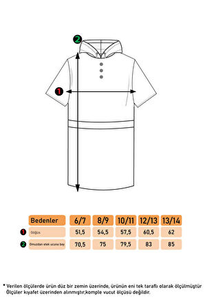 Toontoy Kız Çocuk Beli Lastikli Önü Çıtçıtlı Kapüşonlu Elbise