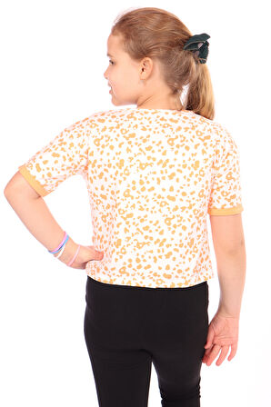 Toontoy Kız Çocuk Baskılı Tişört