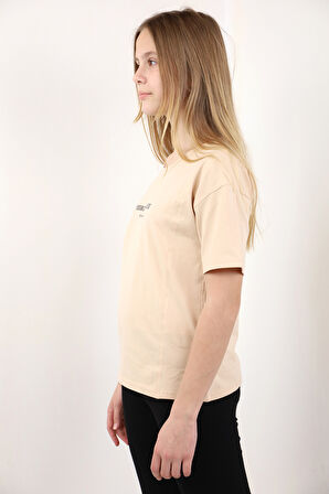 Toontoy Kız Çocuk Baskılı Tişört