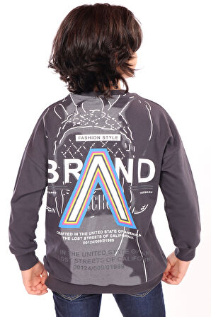 Toontoy Erkek Çocuk Baskılı Sweatshirt