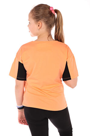 Toontoy Kız Çocuk Baskılı Tişört