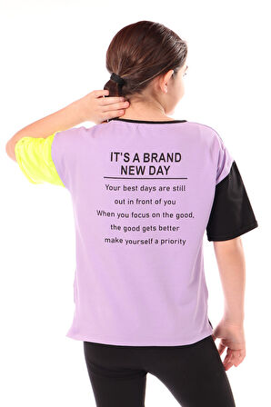 Toontoy Kız Çocuk Nakışlı Tişört