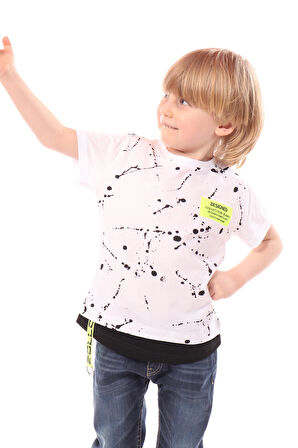 Toontoy Erkek Çocuk Baskılı Tişört