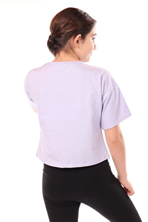 Toontoy Kız Çocuk Baskılı Tişört