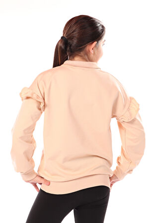 Toontoy Kız Çocuk Nakışlı Sweatshirt