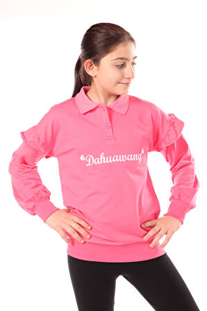 Toontoy Kız Çocuk Nakışlı Sweatshirt