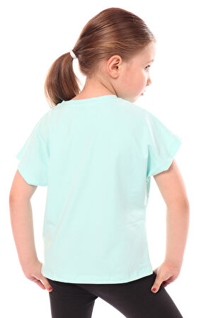 Toontoy Kız Çocuk Baskılı Tişört