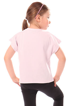 Toontoy Kız Çocuk Baskılı Tişört