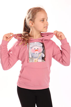 Toontoy Kız Çocuk Baskılı Sweatshirt