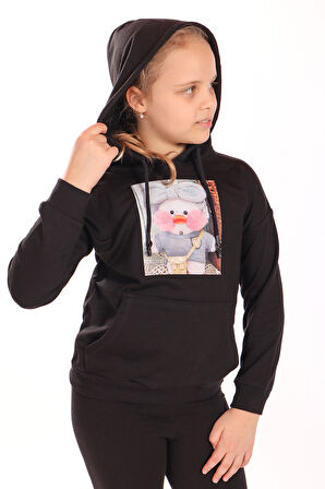 Toontoy Kız Çocuk Baskılı Sweatshirt