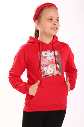 Toontoy Kız Çocuk Baskılı Sweatshirt