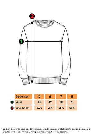 Toontoy Kız Çocuk Baskılı Sweatshirt