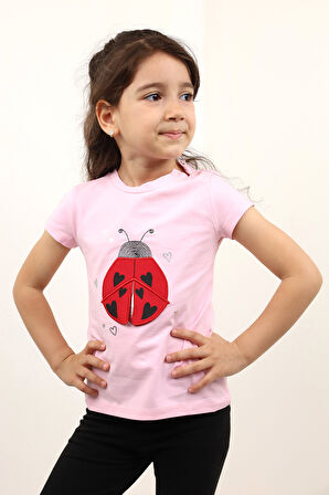 Toontoy Kız Bebek Baskılı Tişört