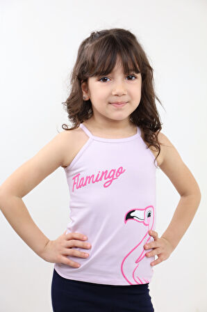 Toontoy Kız Bebek Baskılı Atlet