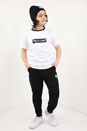 Toontoy Erkek Çocuk Baskılı Üçlü Eşofman Takım