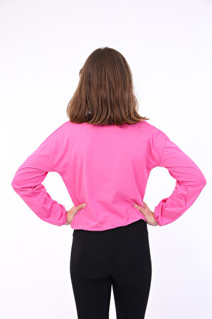 Toontoy Kız Çocuk Baskılı Tişört