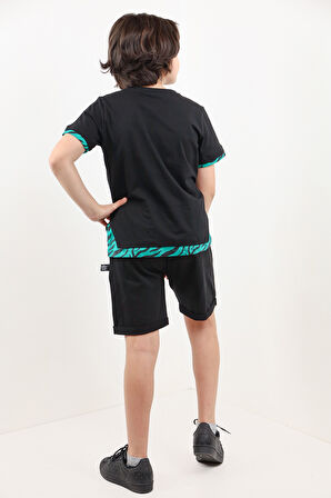 Toontoy Erkek Çocuk Nakışlı Şortlu Takım