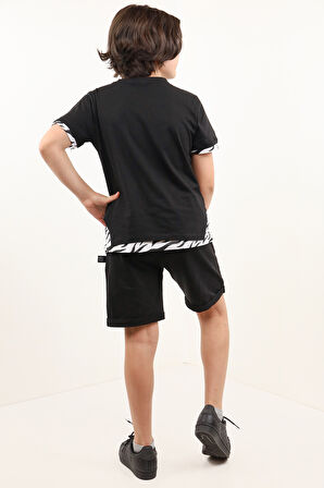 Toontoy Erkek Çocuk Nakışlı Şortlu Takım