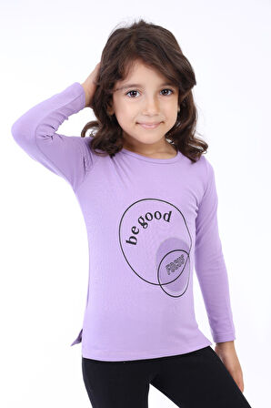 Toontoy Kız Çocuk Baskılı Tişört