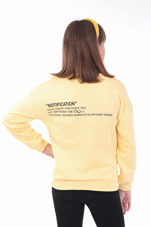 Toontoy Kız Çocuk Baskılı Sweatshirt