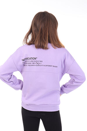 Toontoy Kız Çocuk Baskılı Sweatshirt