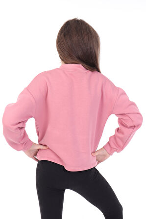 Toontoy Kız Çocuk Baskılı Sweatshirt