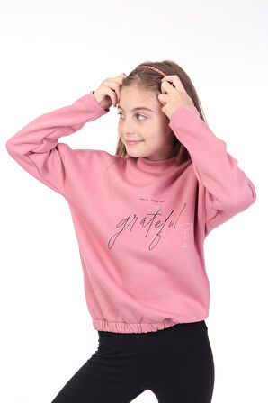 Toontoy Kız Çocuk Baskılı Sweatshirt