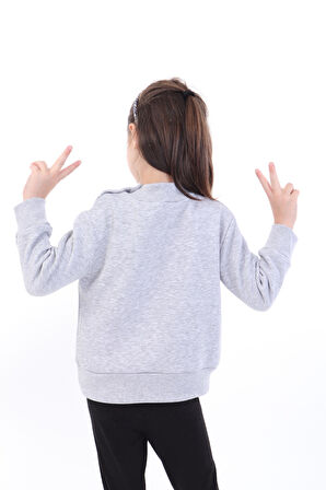 Toontoy Kız Bebek Baskılı Sweatshirt