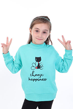 Toontoy Kız Bebek Baskılı Sweatshirt