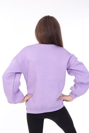 Toontoy Kız Çocuk Nakışlı Sweatshirt