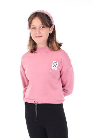 Toontoy Kız Çocuk Baskılı Sweatshirt