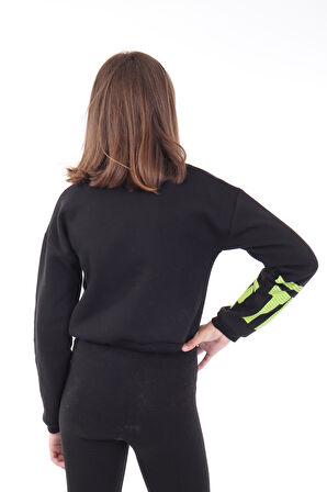 Toontoy Kız Çocuk Baskılı Sweatshirt