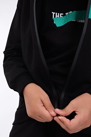 Toontoy Erkek Çocuk 3lü Baskılı Eşofman Takım