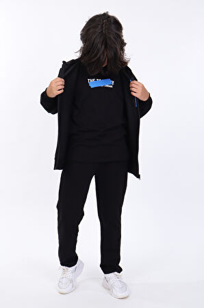 Toontoy Erkek Çocuk 3lü Baskılı Eşofman Takım