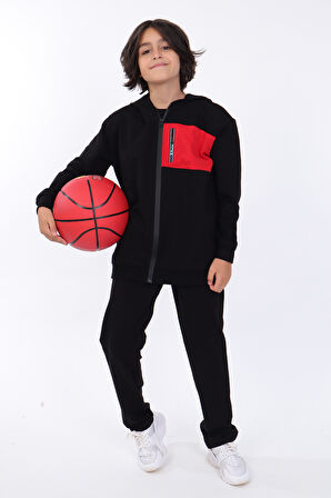 Toontoy Erkek Çocuk 3lü Baskılı Eşofman Takım