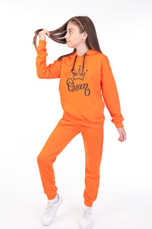 Toontoy Kız Çocuk Baskılı Eşofman Takım