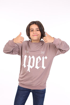 Toontoy Erkek Çocuk Baskılı Sweatshirt