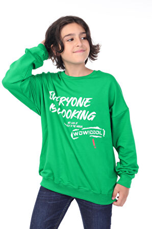 Toontoy Erkek Çocuk Baskılı Sweatshirt