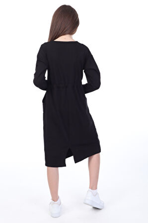 Toontoy Kız Çocuk Baskılı Elbise