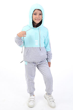 Toontoy Kız Çocuk Baskılı Eşofman Takım