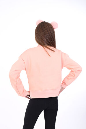 Toontoy Kız Çocuk Baskılı Sweatshirt