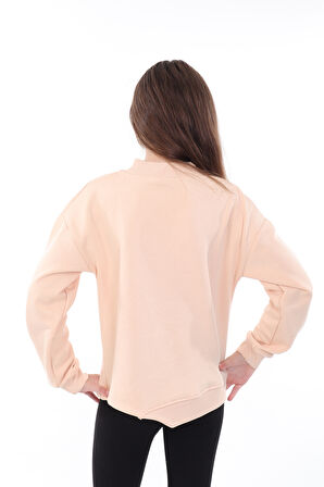 Toontoy Kız Çocuk Baskılı Sweatshirt