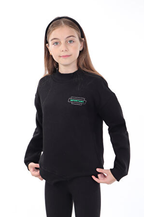 Toontoy Kız Çocuk Baskılı Sweatshirt
