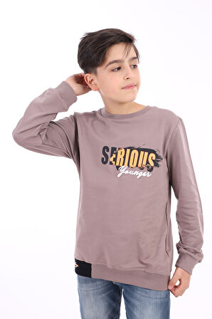 Toontoy Erkek Çocuk Baskılı Sweatshirt