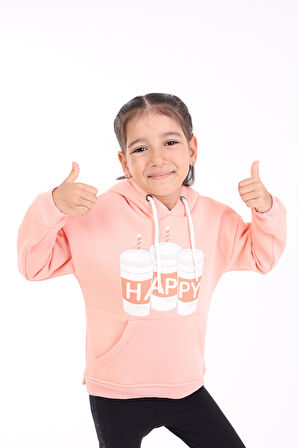 Toontoy Kız Çocuk Baskılı Sweatshirt