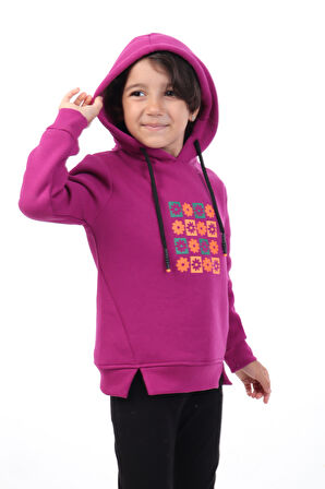 Toontoy Kız Çocuk Baskılı Sweatshirt