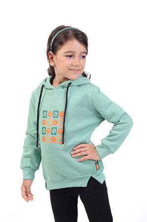 Toontoy Kız Çocuk Baskılı Sweatshirt