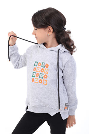 Toontoy Kız Çocuk Baskılı Sweatshirt