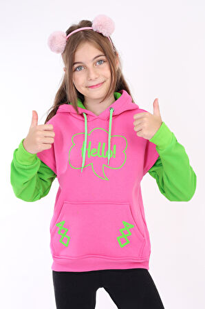 Toontoy Kız Çocuk Baskılı Sweatshirt